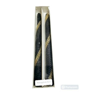 NWOT BLUE GOLD HANDMADE BEESWAX CANDLES